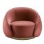 Abbracci Circular Red Armchair by GHIDINI1961