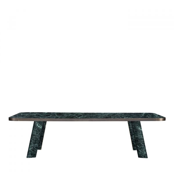 Native Verde Alpi Rectangular Dining Table by GHIDINI1961