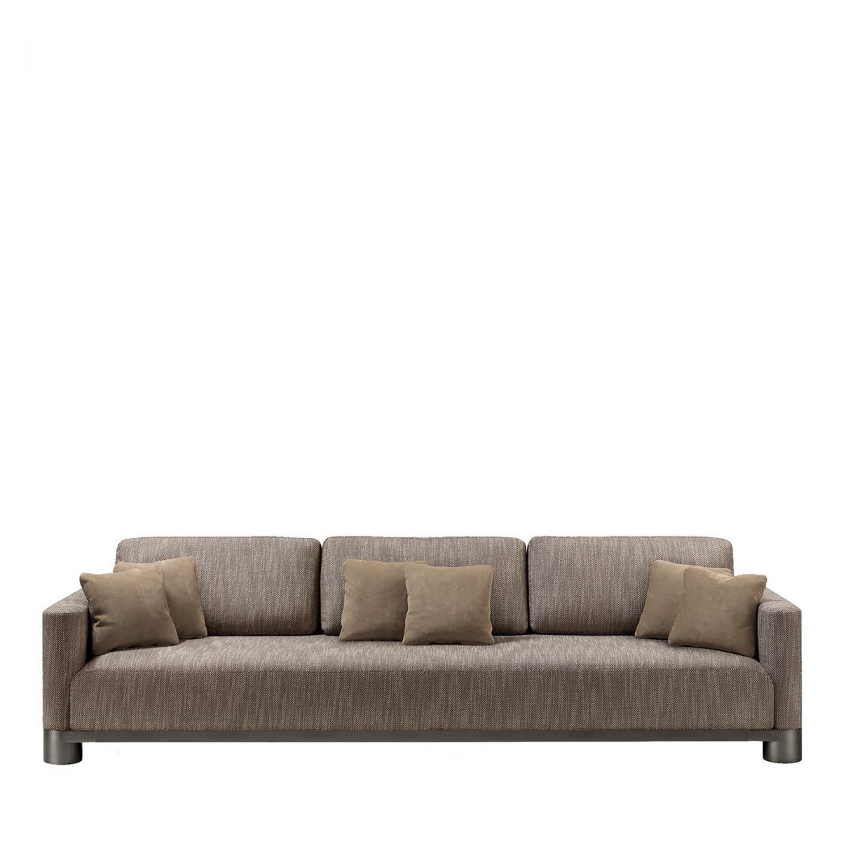 Bold Brown 3-Seater Sofa by GHIDINI1961