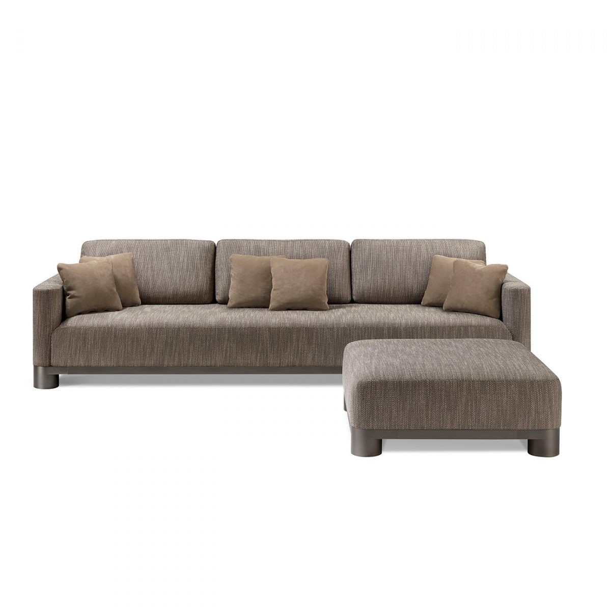 Bold Brown 3-Seater Sofa by GHIDINI1961