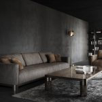 Bold Brown 3-Seater Sofa by GHIDINI1961