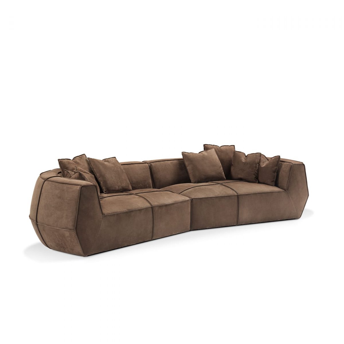 Infinito Medium Brown Sofa by GHIDINI1961