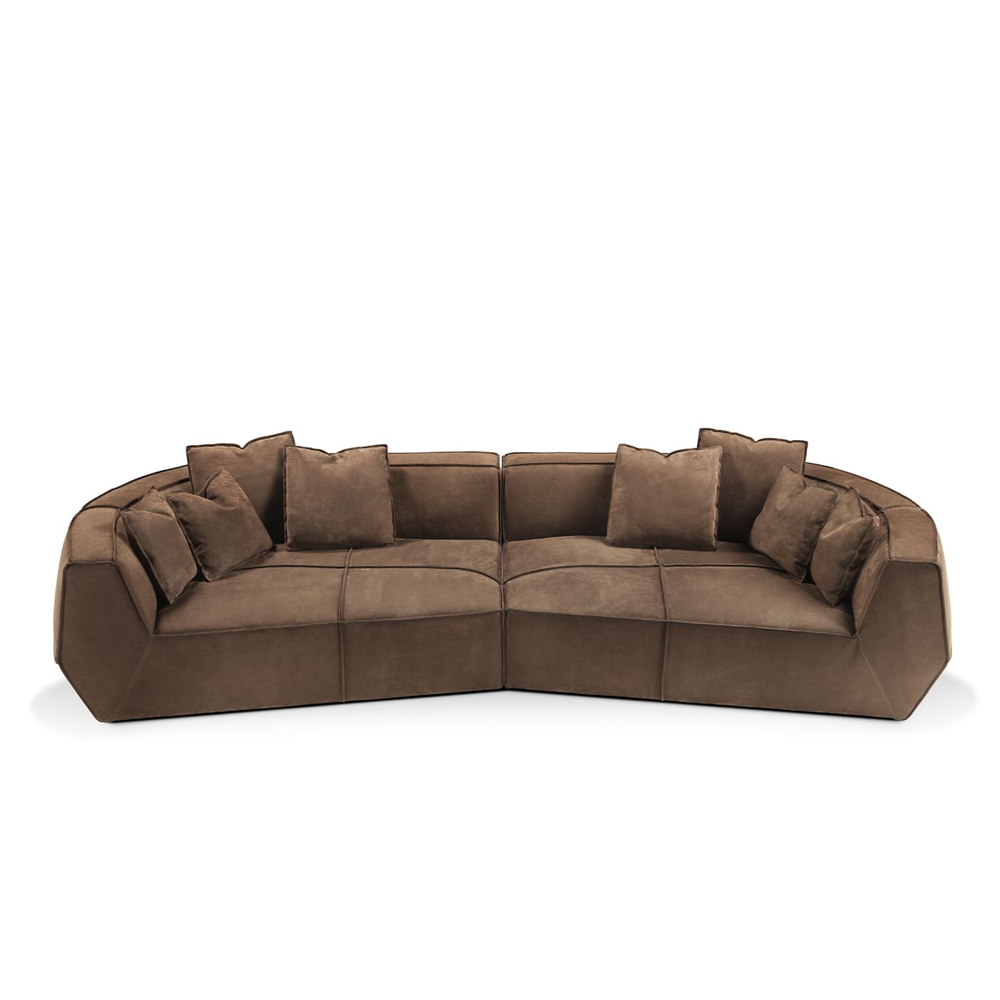 Infinito Medium Brown Sofa by GHIDINI1961