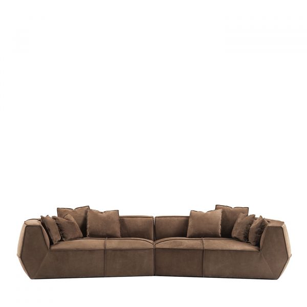 Infinito Medium Brown Sofa by GHIDINI1961