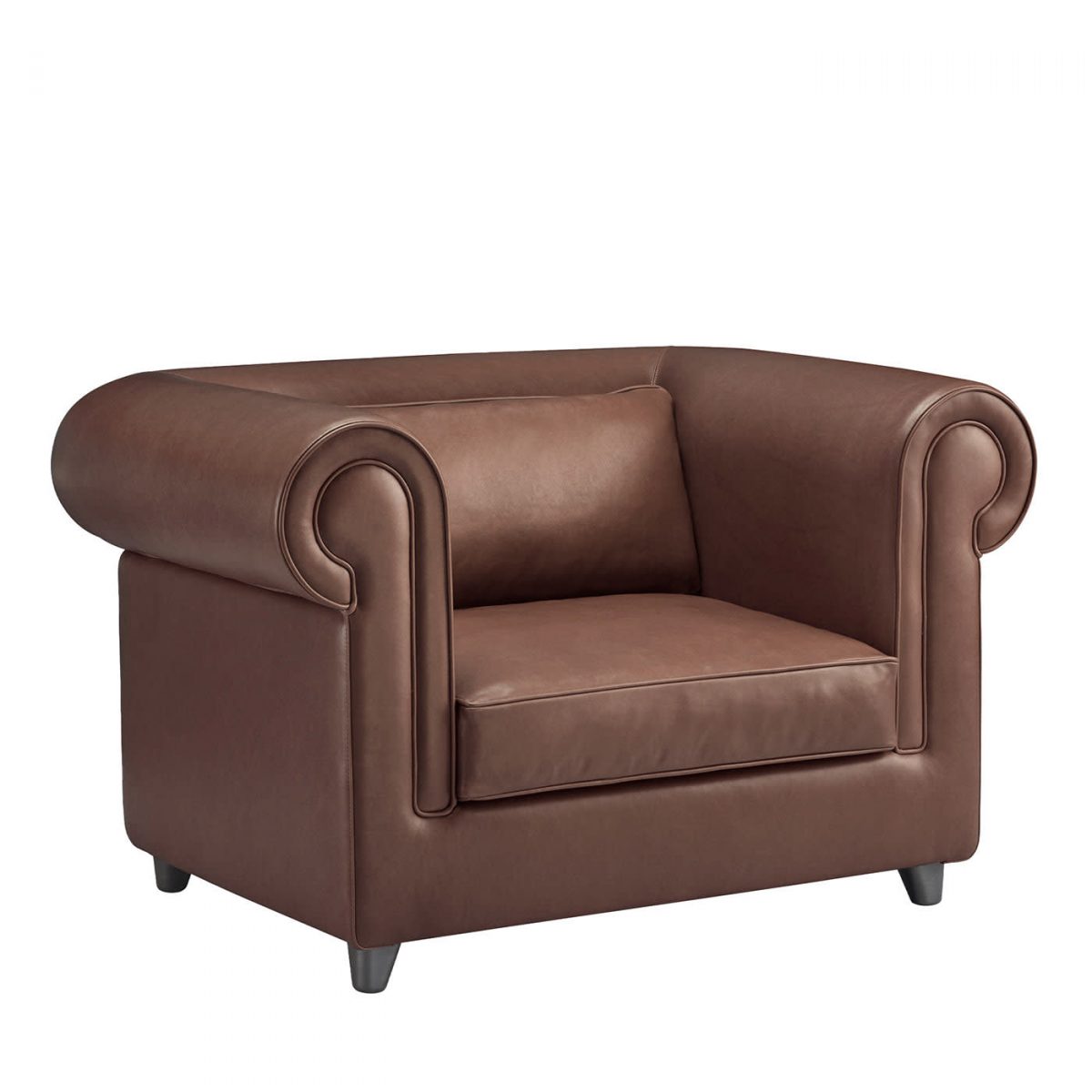 Portofino Brown Armchair by GHIDINI1961