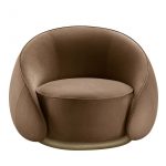 Abbracci Brown Armchair by GHIDINI1961