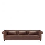 Portofino 3-Seater Brown Sofa by GHIDINI1961