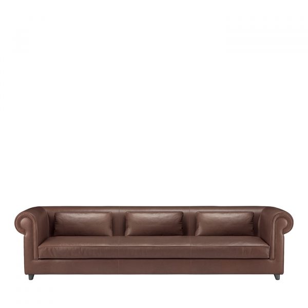 Portofino 3-Seater Brown Sofa by GHIDINI1961