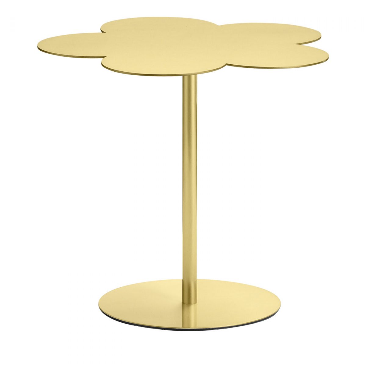 Flowers Satin Brass Medium Side Table By GHIDINI1961