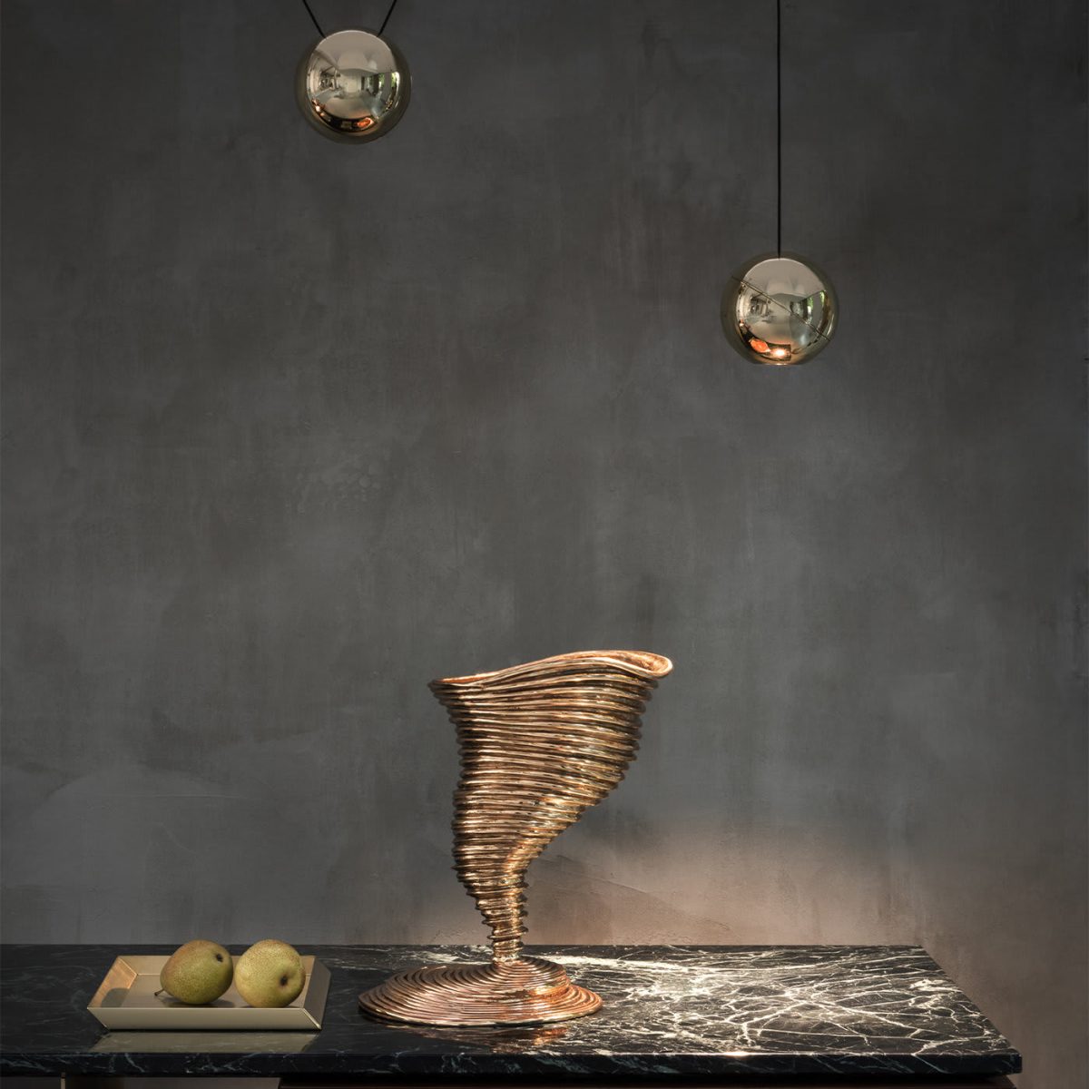 Tornado Sculptural Vase By GHIDINI1961