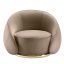 Abbracci Taupe Armchair by GHIDINI1961