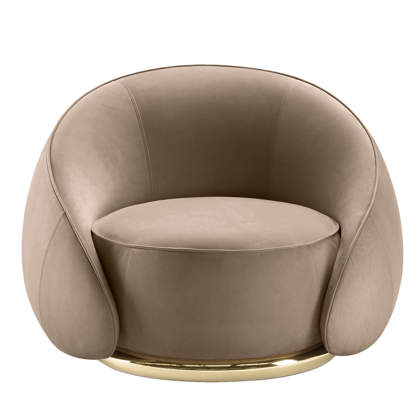 Abbracci Taupe Armchair by GHIDINI1961