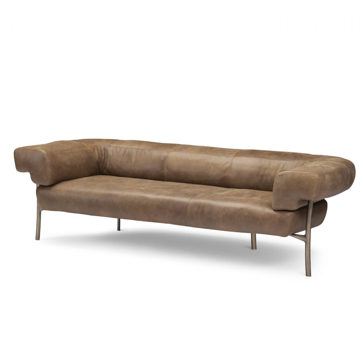 Katana 3-Seat Leather Sofa By GHIDINI1961