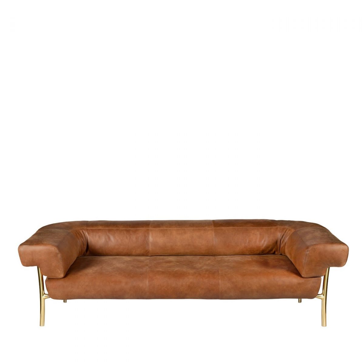 Katana Tobacco 3-Seat Sofa By GHIDINI1961