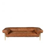 Katana Tobacco 3-Seat Sofa By GHIDINI1961