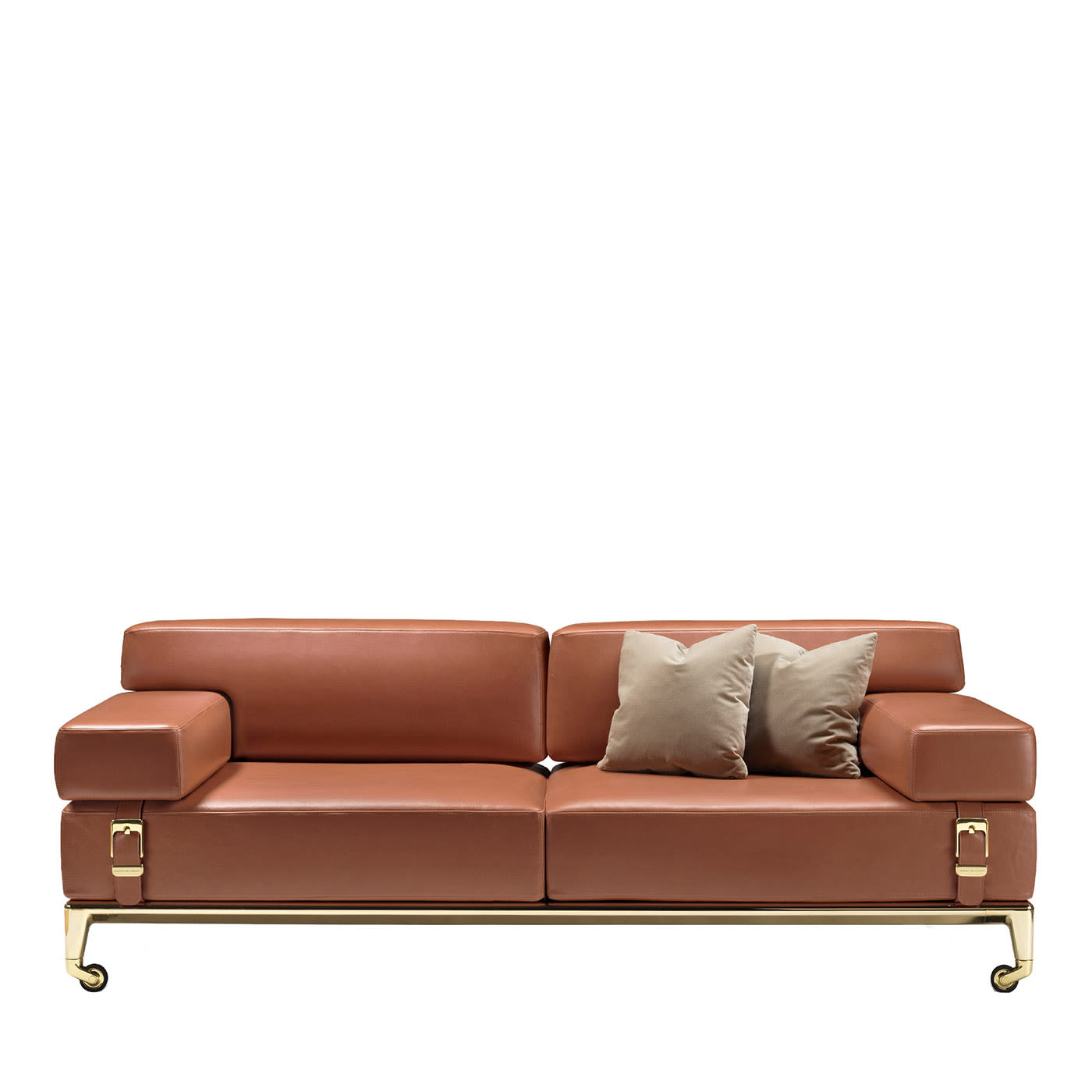 Shaker 2-Seater Orange Sofa by GHIDINI1961