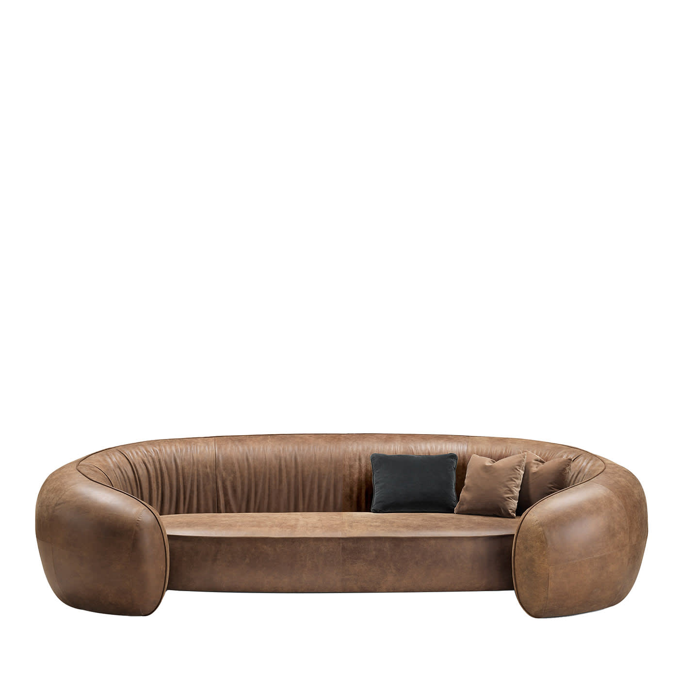 Bridge 3-Seater Brown Sofa by GHIDINI1961