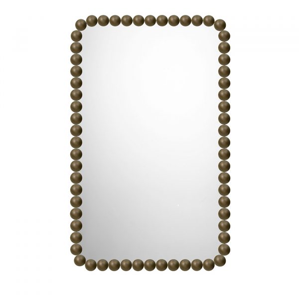 Gioiello Rectangular Small Bronze Mirror by GHIDINI1961