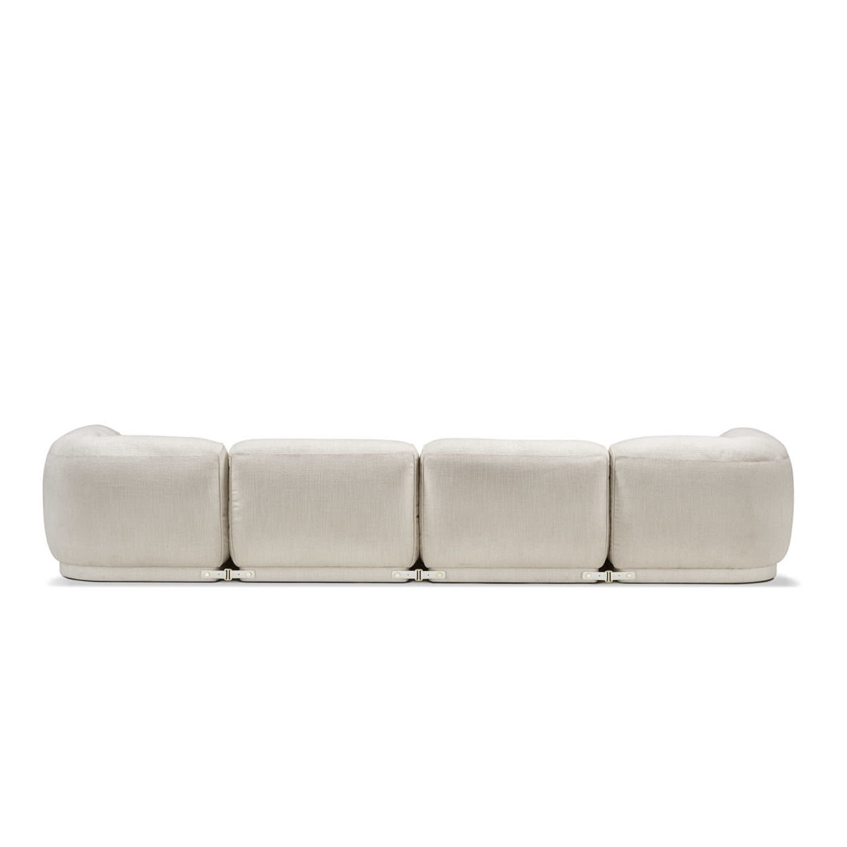 Leisure 4-Seater White Sofa by GHIDINI1961