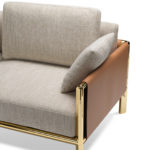 Frame Beige 2-Seater Sofa by GHIDINI1961