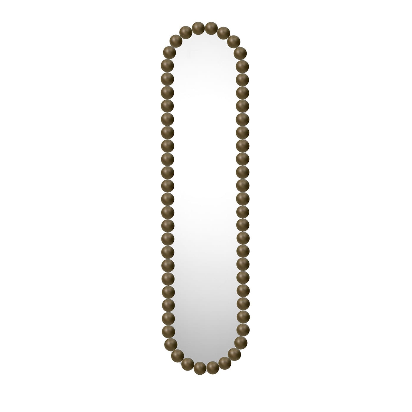 Gioiello Oval Bronze Mirror by GHIDINI1961