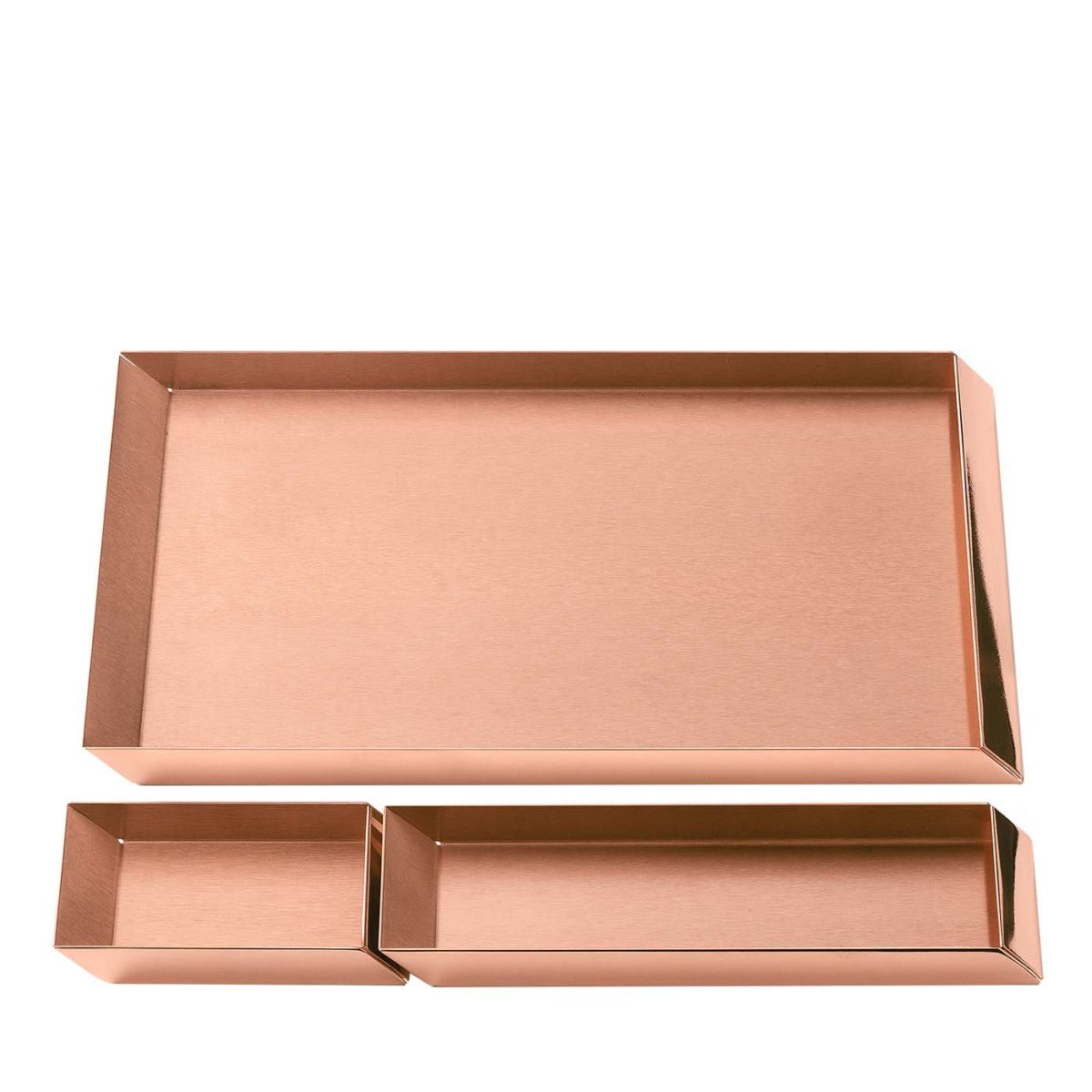 Axonometry Copper Tray Set by GHIDINI1961