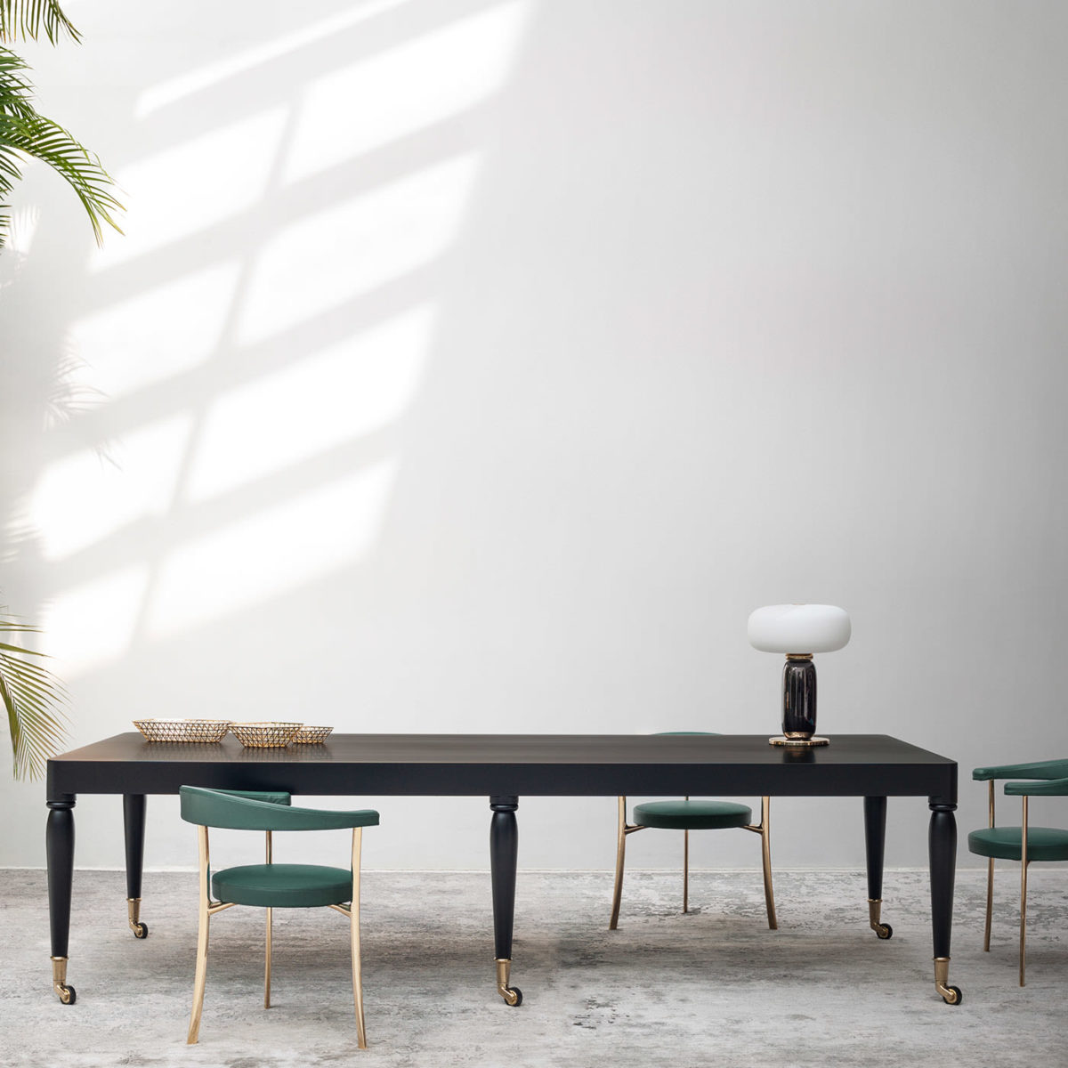 Shaker Black Dining Table by GHIDINI1961