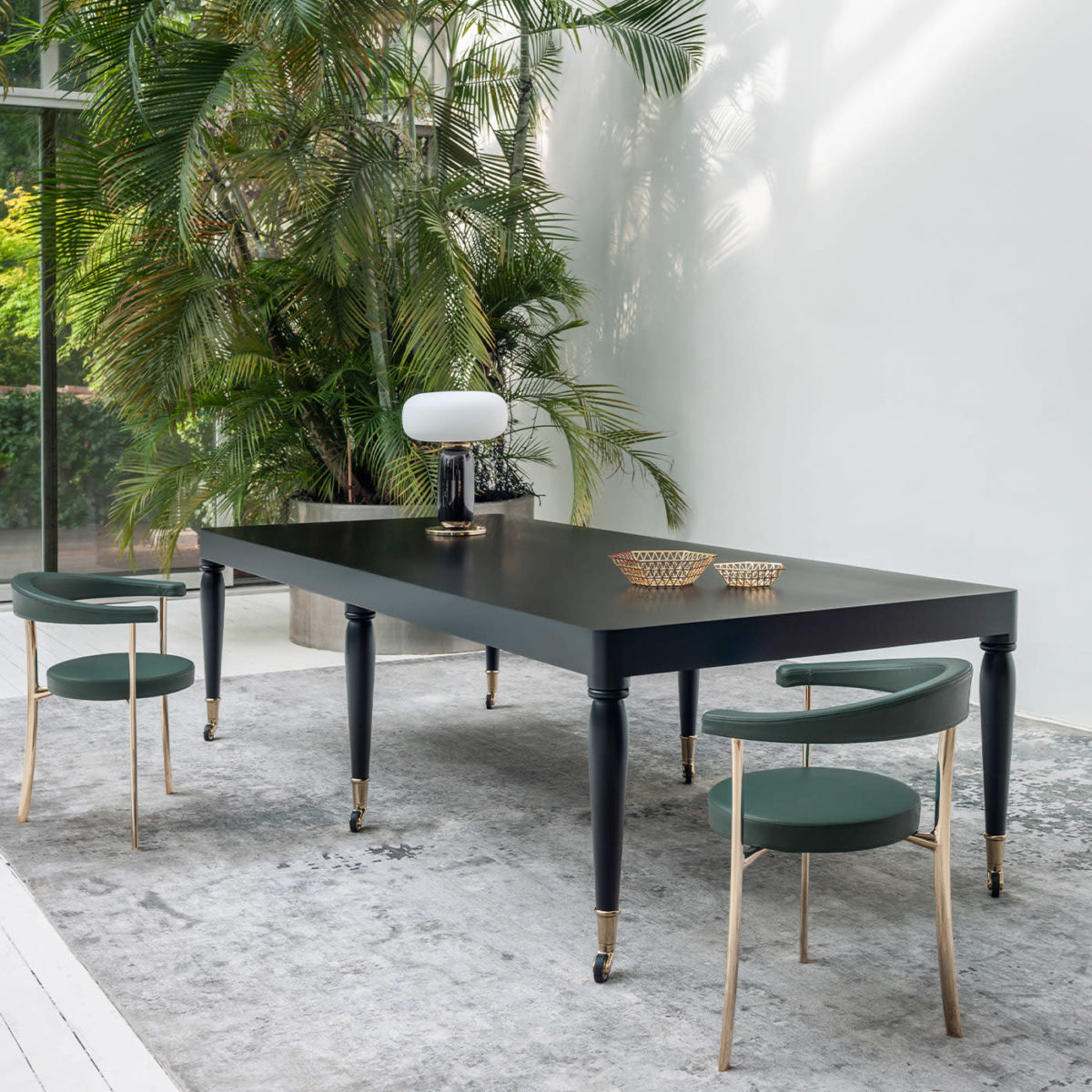 Shaker Black Dining Table by GHIDINI1961