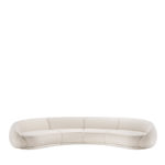 Abbracci 4-Module White Sofa by GHIDINI1961