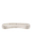 Abbracci 4-Module White Sofa by GHIDINI1961