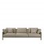 Frame 3-Seater Sofa With Armrest by GHIDINI1961