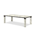 Bold Calacatta Gold Marble Dining Table by GHIDINI1961