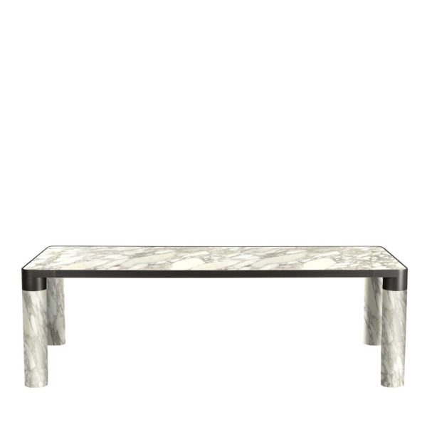 Bold Calacatta Gold Marble Dining Table by GHIDINI1961