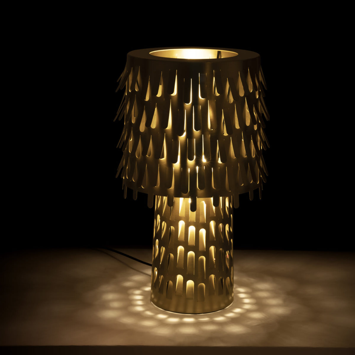 Jack Fruit brass Table Lamp by GHIDINI1961