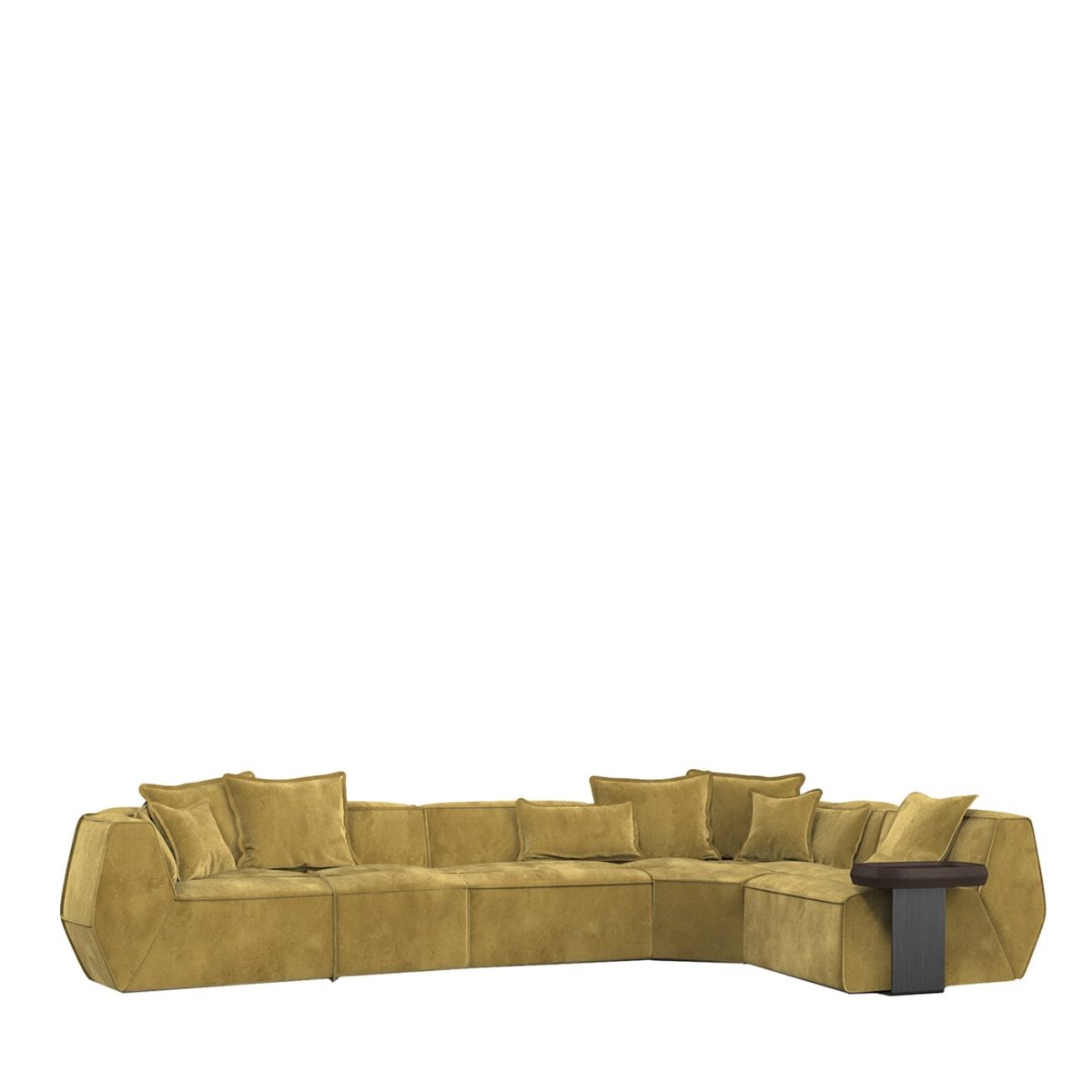 Infinito Acid Green Leather Sofa by GHIDINI1961