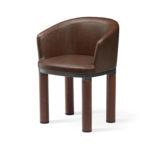 Bold Brown chair by GHIDINI1961