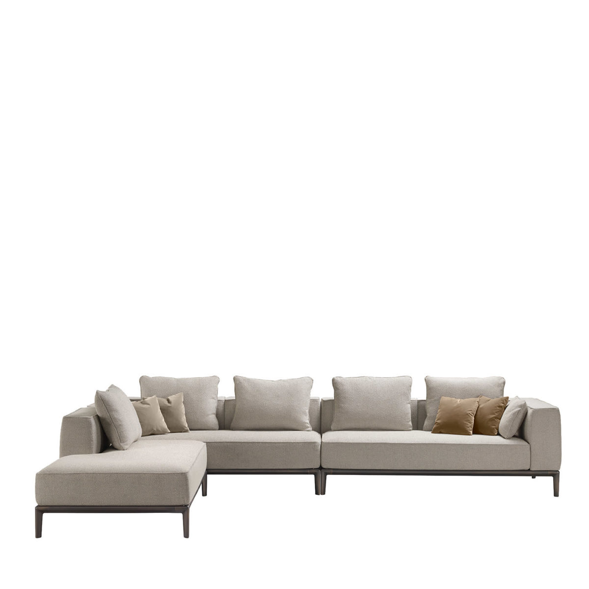 Milo Angular Off-White Sofa by GHIDINI1961