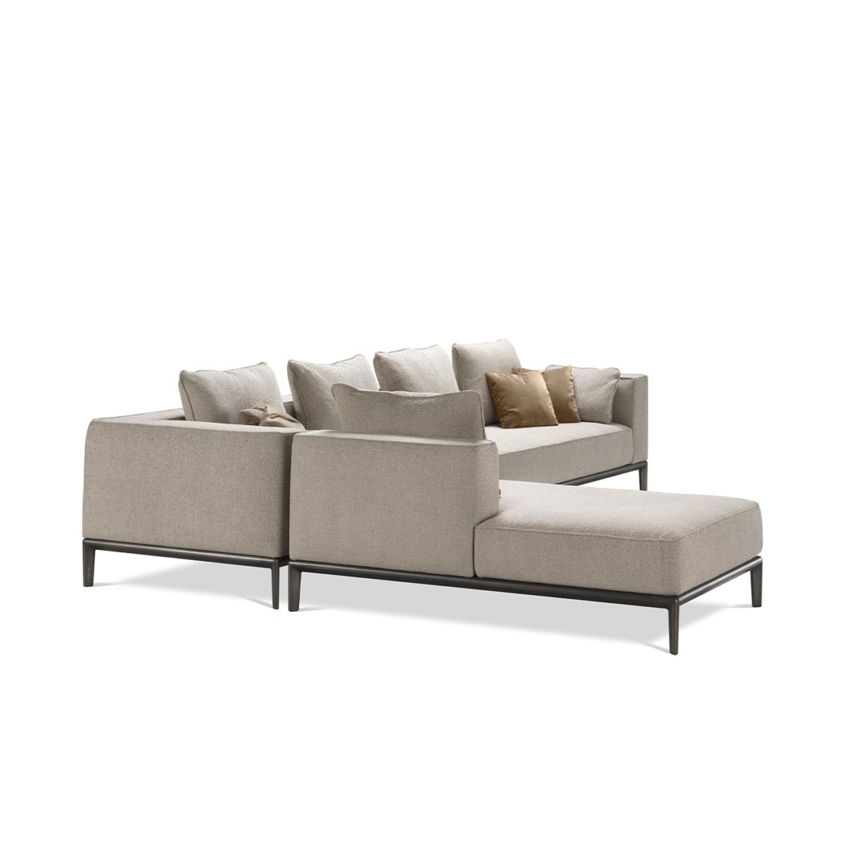 Milo Angular Off-White Sofa by GHIDINI1961