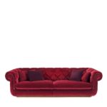 Opera Burgundy Sofa by GHIDINI1961