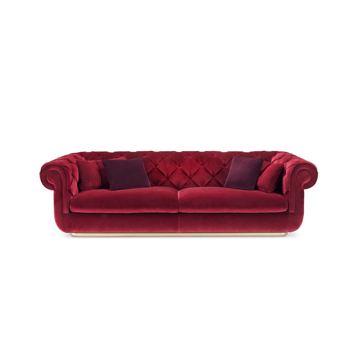 Opera Burgundy Sofa by GHIDINI1961