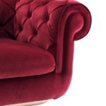 Opera Burgundy Sofa by GHIDINI1961