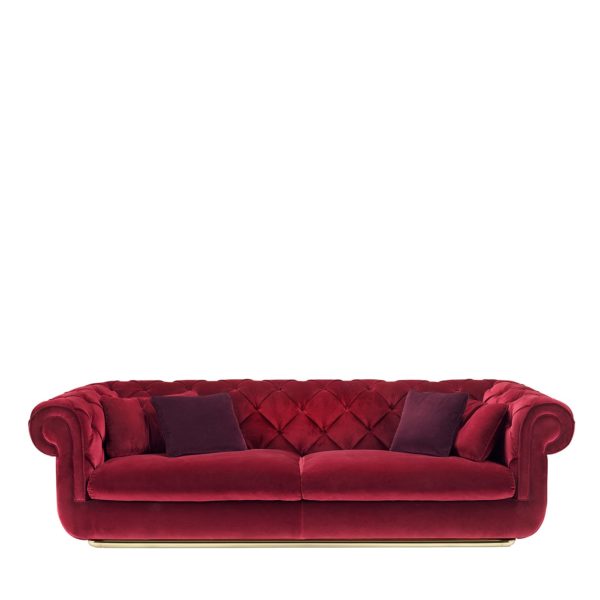 Opera Burgundy Sofa by GHIDINI1961