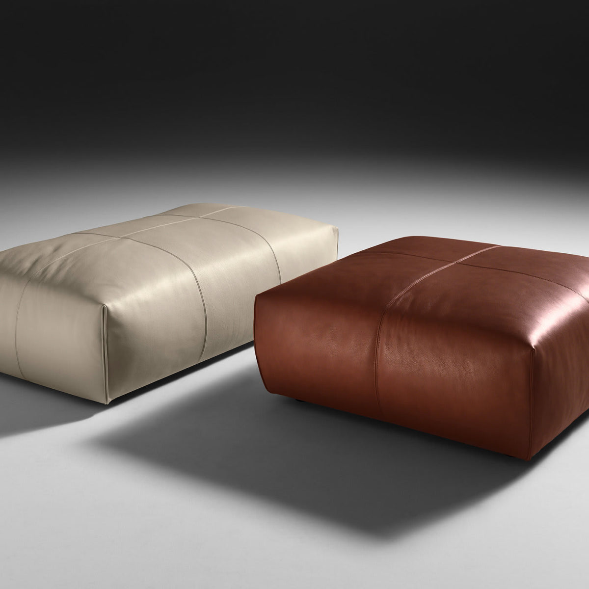 Cubo Set of 2 Poufs by Black Tie