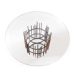 Tube Round Dining Table by Paccini & Cappellini