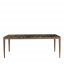 Cut Dining Table with Emperador Marble Top by Paccini & Cappellini