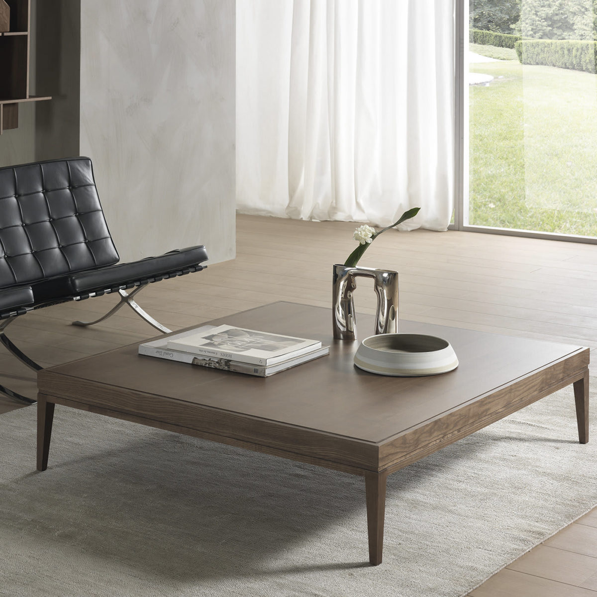 Barnaby Paccini & Cappellini Square Coffee Table by Paccini & Cappellini