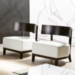 Kandy White Lounge Chair by Paccini & Cappellini