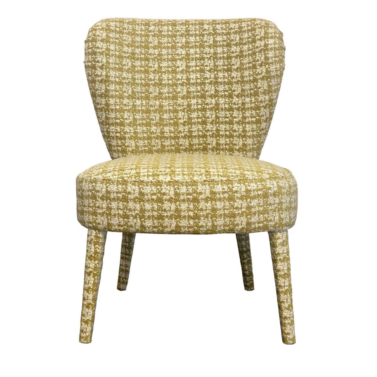 Cloe Pattern Upholstered Lounge Chair by Black Tie