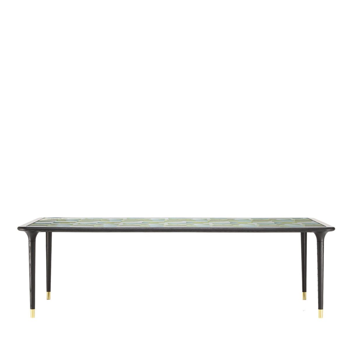 Caius Retangular Moka Dining Table by Black Tie