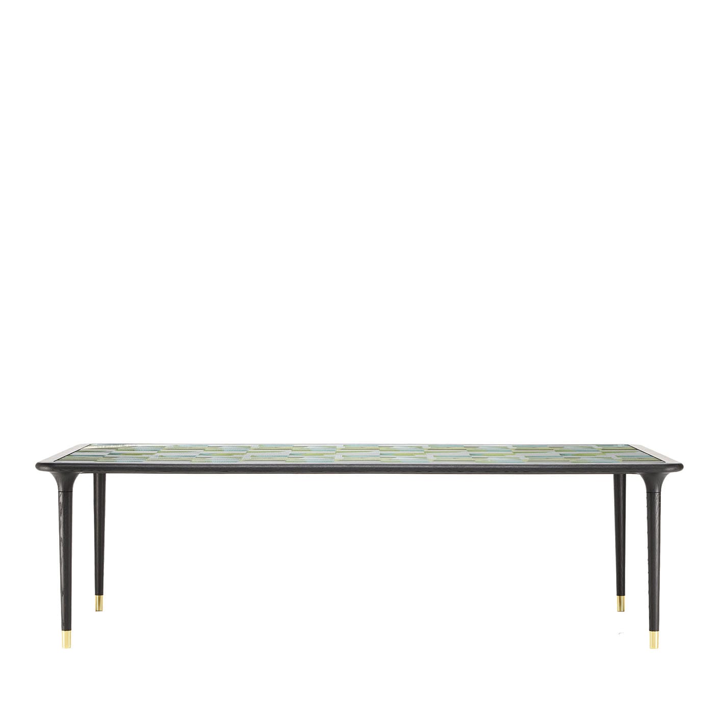 Caius Retangular Moka Dining Table by Black Tie